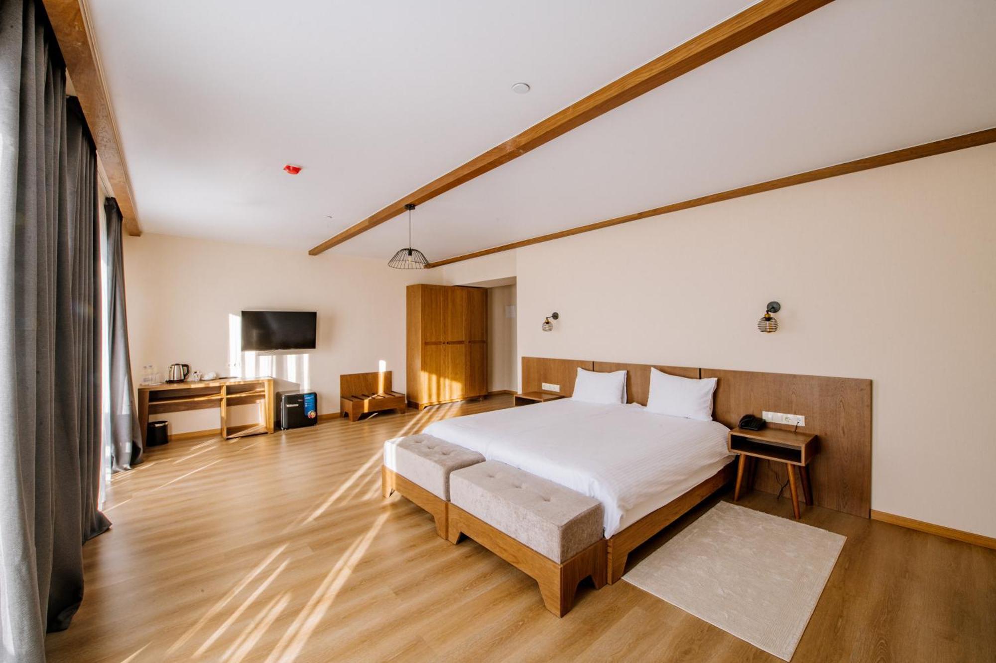Gudauri Inn Camera foto A room at the Hotel Waldhaus Flims